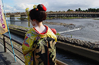 京都嵐山渡月橋