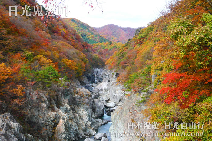 日光鬼怒川景區紅葉風景