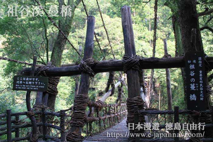 祖谷溪秘境蔓橋橋頭