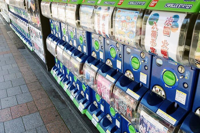 種類超多的扭蛋機
