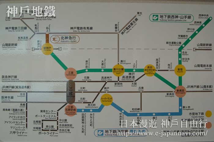 神戶地鐵圖