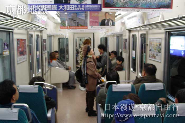 京都地鐵東西線車內